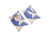 Boîte à bonbons en forme d'oreiller, petites boîtes cadeaux avec ruban pour Noël, mariage, fête, cadeau, bijoux
