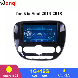 Wanqi 9 pulgadas 4 núcleos Android 11 Car Audio Dvd reproductor Multimedia Radio Video estéreo Gps sistema de navegación para <span class=keywords><strong>Kia</strong></span> <span class=keywords><strong>Soul</strong></span> 2013-2018 - Product Image 2