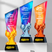Trophée en cristal créatif haut de gamme personnalisé, prix en résine en forme de pentagramme pour les compétitions d'enfants, les réunions annuelles, les événements sportifs