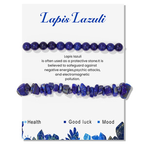 Conjunto de Pulseras de Piedra Natural Resoul, Pulseras de Cuentas de Ágata Turquesa Bohemia, Cristal Curativo, para Mujer - Product Image 5