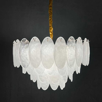 Plafonniers LED de luxe vintage français lustres suspendus en cristal de haute qualité pour la décoration d'hôtel moderne
