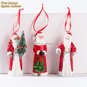 Adorno Navideño de Santa Claus con Detalle de Cardenal para Decoración Navideña, Oferta Especial - Product Image 1