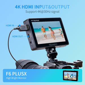 FEELWORLD F6 PLUSX Monitor <span class=keywords><strong>de</strong></span> cámara <span class=keywords><strong>de</strong></span> 5,5 pulgadas Alto brillo 1600nit Pantalla táctil IPS FHD1920x1080 HDMI Dslr Monitor <span class=keywords><strong>de</strong></span> campo - Product Image 3