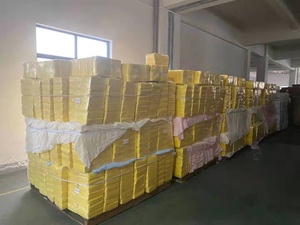 Super assorbente viscosa giallo non tessuto panno da cucina piatto tedesco pulizia Pano Multiuso pacchetto di vestiti gialli - Product Image 4