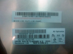 Módulos LCD TFT Modelo T216XW01 V3 de Alta Resolución, Pantalla TFT-LCD de 21.6 Pulgadas 1366*768, Pantalla de Alta Resolución de 21.6 Pulgadas T216XW01.3 - Product Image 3
