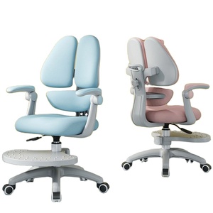 Chaise d'étude ergonomique moderne pour <span class=keywords><strong>enfants</strong></span>, réglable en hauteur, écologique, portable, avec base pivotante, inclinable manuellement, en plastique, pour intérieur - Product Image 1