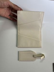 Nuovissimo Set Regalo con <span class=keywords><strong>Portapassaporto</strong></span> e Etichetta per Bagagli <span class=keywords><strong>in</strong></span> <span class=keywords><strong>Pelle</strong></span> PU da Viaggio con Logo Personalizzato - Product Image 3