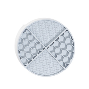 Tapis de léchage en silicone pour chiens et chats, jouet d'enrichissement pour l'alimentation lente des animaux, forme arrondie B26012 - Product Image 5