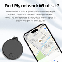 Dispositif anti-perte Apple Airtag, standard FMI, traceur pour animaux de compagnie, personnes âgées, voitures de sport, compatible Bluetooth Find My, pas de carte SIM nécessaire
