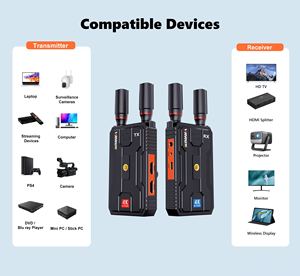 Transmisor y Receptor de Video Inalámbrico 4K 400M/1300FT con Salidas Duales para Eventos al Aire Libre, Transmisión en Vivo de Fútbol, y Atravieso de Paredes en Interiores - Product Image 5