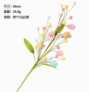 อุปกรณ์ตกแต่งเทศกาลอีสเตอร์แบบขายส่ง DAMAI ชุดดอกไม้ประดับไข่อีสเตอร์แบบฟล็อก สำหรับตกแต่งโต๊ะในงานปาร์ตี้อีสเตอร์ - Product Image 6