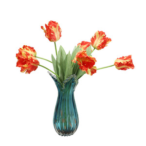 High Quality Artificial Silk Parrot <strong>Tulip</strong> Flowers Spring Colors for Home <strong>Table</strong> Vase Decoration Premium Simulation Flower - Product Image 1