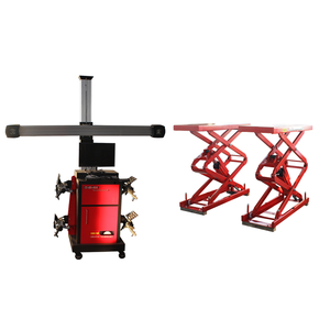 High Quality CHENTUO CT505 3D <b>Car</b> Wheel Alignment Balancer <b>Machine</b> 2.2kw 150kg Capacity 220rpm 8MP Industrial Camera Lift Type - Product Image 1