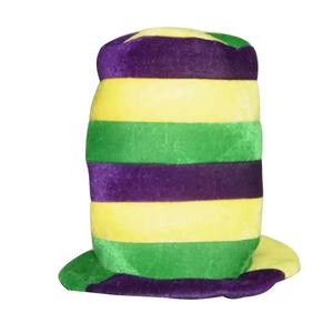 Chapeau de fête de style patchwork pour Halloween, carnaval d'été, déguisement de personnage pour la Saint-Patrick, décoration d'Halloween Pafu - Product Image 3