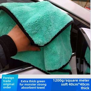 Toalla de Limpieza de Terciopelo Coral Súper Absorbente de 1200G, Doble Capa, para Limpieza Especial de Autos, Venta al Por Mayor - Product Image 6