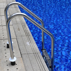 บันไดบันไดสเตนเลสสตีล304สระว่ายน้ำบันไดกันลื่น - Product Image 2