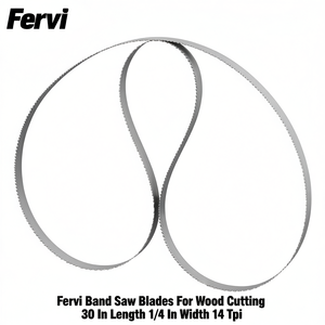 Cuchillas de sierra de cinta Fervi para cortar madera, 30 pulgadas de largo, 1/4 de pulgada de ancho, 14 TPI - Product Image 2