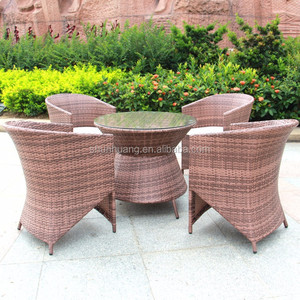 Sedia e Tavolo <span class=keywords><strong>da</strong></span> Pranzo per Esterni in Vimini Fatti a Mano, in Offerta Speciale - Product Image 6