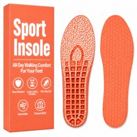Semelles intérieures respirantes en PU confortables avec amorti antichoc écologique et design antidérapant en ETPU Popcorn pour le sport et la marche quotidienne