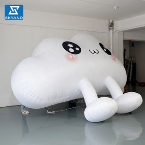 Gonflable Expression Nuage Poupée Dessin Animé Nuage Décoration Ballon Bulle Nuage Gonflable Sculpture Gonflable Art Décoration - Product Image 3