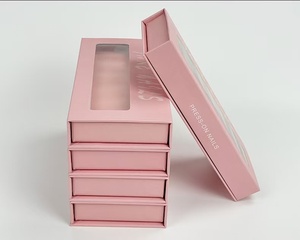 Inventario Prensa personalizada en cajas <span class=keywords><strong>de</strong></span> papel <span class=keywords><strong>de</strong></span> embalaje <span class=keywords><strong>de</strong></span> pestañas <span class=keywords><strong>Caja</strong></span> <span class=keywords><strong>de</strong></span> embalaje <span class=keywords><strong>de</strong></span> cartón rígido <span class=keywords><strong>de</strong></span> uñas postizas con ventana transparente - Product Image 4