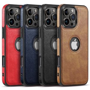 Étui de téléphone de luxe fin et confortable en cuir PU souple, anti-chute et antichoc pour <span class=keywords><strong>iPhone</strong></span> <span class=keywords><strong>12</strong></span> 13 14 15 16 17 Pro Max Plus - Product Image 4
