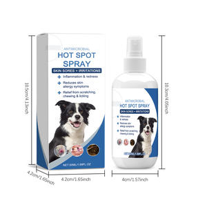 PET ODM OEM Spray Soins des plaies pour animaux de compagnie Soulagement des points chauds et des démangeaisons de la peau Pommade de guérison recommandée Soins des plaies pour chiens et chats - Product Image 3