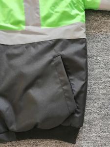 Alta visibilidad chaqueta de seguridad reflectante chaqueta <span class=keywords><strong>en</strong></span> color verde - Product Image 6