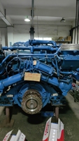 Moteur diesel marin MTU 16V396te74L d'occasion avec boîte de vitesses marine ZF pour ferry rapide
