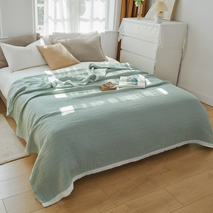 Mantas de lujo para decoración del hogar, cubrecamas de algodón de muselina de 6 capas, para cama, sofá, toalla, de <span class=keywords><strong>verano</strong></span>, venta al por mayor - Product Image 3