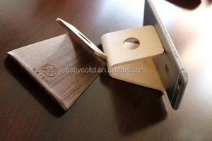 Venta al por mayor de madera de haya estable de buena calidad soporte para teléfono móvil - Product Image 6