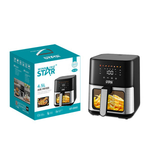 Friteuse à air numérique à écran tactile Winningstar 4,5 L pour frites, tartes aux œufs et viande rôtie (multifonctionnelle) - Product Image 1