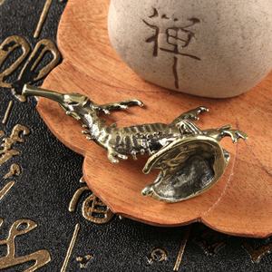 الحيوانات البحرية التحفة تصنع الحصان البحري القديم النحاس الزينة والحرف النحاسية - Product Image 5