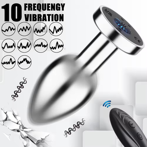 Best Seller <b>Remote</b> <b>Controlled</b> <b>Vibrating</b> Anal Plug Prostate Stimulation Large Sized Anal Sex Toy Male Female Anal Plug <b>Vibrator</b> - Product Image 5