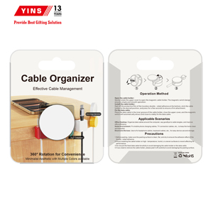 Support de <span class=keywords><strong>câble</strong></span> magnétique durable personnalisé avec logo, organisateur de fils en plastique ABS en gros, service OEM ODM YINSTECH Electronics - Product Image 2