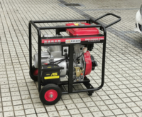 Set Pompa Air Mesin Diesel 6-inci dengan Konstruksi Paduan Aluminium Pompa Generator Diesel