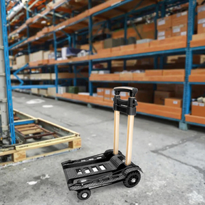 Chariot à bagages en plastique pliable à 4 roues avec structure de plate-forme pour le shopping et l'utilisation d'outils-Garantie de 3 ans personnalisable OEM - Product Image 3