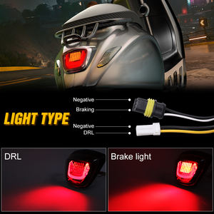 Moto Scooter feux de freinage LED Stolamp feu arrière pour <span class=keywords><strong>Piaggio</strong></span> <span class=keywords><strong>VESPA</strong></span> SPRINT Primavera 150 Gts 2017-2025 300 Px Accessoires - Product Image 3