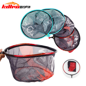Tête de épuisette en fibre de carbone Kdhru, pliable intégrée, filet de pêche 3540mm, accessoire de pêche à la mouche rond et irrégulier, pour sac de transport - Product Image 1