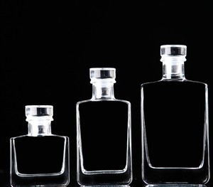 Bán buôn 50ml 100ml 200 mlthicked hình chữ nhật Glass Wine Bottle - Product Image 6