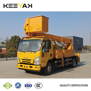 Camión elevador aéreo de suministro de fábrica Isuzu China, camiones de plataforma de trabajo aéreo de 18-19m a la venta ahora - Product Image 3