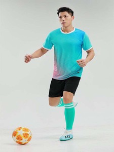 Seragam Sepak Bola Pria Dewasa Berkualitas Tinggi, Set Perlengkapan Sepak Bola Amerika Kustom, Layanan OEM dengan Nama & Detail Tim yang Dapat Disesuaikan - Product Image 1