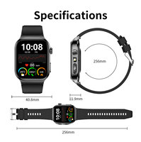 Reloj Inteligente con ECG, Monitor de Frecuencia Cardíaca, SpO2 y Sueño, Llamadas Bluetooth, para Hombres y Mujeres