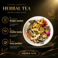 Teh Campuran Daun Teratai Hawthorn Mawar, Teh Herbal Bunga dalam Kantong, Minuman Kesehatan Harian