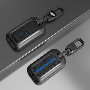 ปลอกกุญแจซิงค์อัลลอยสุดหรูพร้อมพวงกุญแจทนทานต่อรอยขีดข่วนสำหรับเคสกุญแจรถยนต์ <span class=keywords><strong>Suzuki</strong></span> Swift Sport HYBRID V Wagon R - Product Image 2