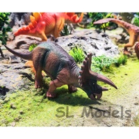 Modelo de Dinosaurio Triceratops Suave |   Diseño Realista de Alta Calidad |   Certificado de Seguridad |   Juguete de Maternidad para Niños |   Unisex |   SL