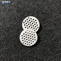 Disque de substrat en céramique d'alumine poreuse usiné CNC de précision, résistant à l'usure à 99 %, plaque filtrante en céramique poreuse