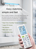 Alta calidad Universal 1000 en 1 Bajo consumo de energía Aire acondicionado Control remoto