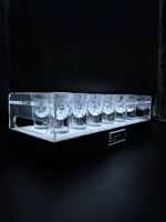Usine En Gros Bouteille Glorificateurs Led Base De Lumière pour Ktv Bar Acrylique Petit Verre Présentateur Présentateur