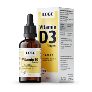 Richtek nouveau produit chaud oral liquide vitamine D3 gouttes K2 supplément de santé de haute qualité avec échantillon gratuit <span class=keywords><strong>d</strong></span>'huile - Product Image 1